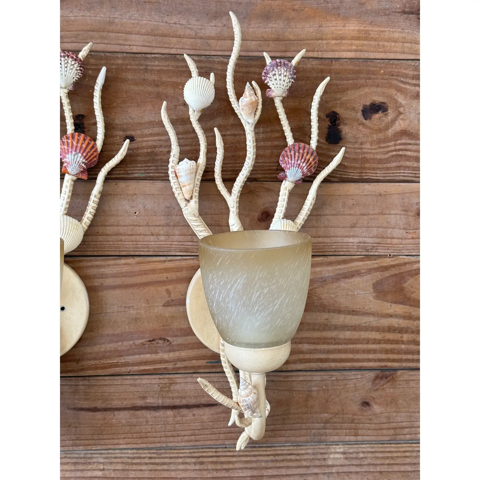 coastal-metal-coral-sea-shell-wall-hardwired-wall-light-sconces-pair-5679