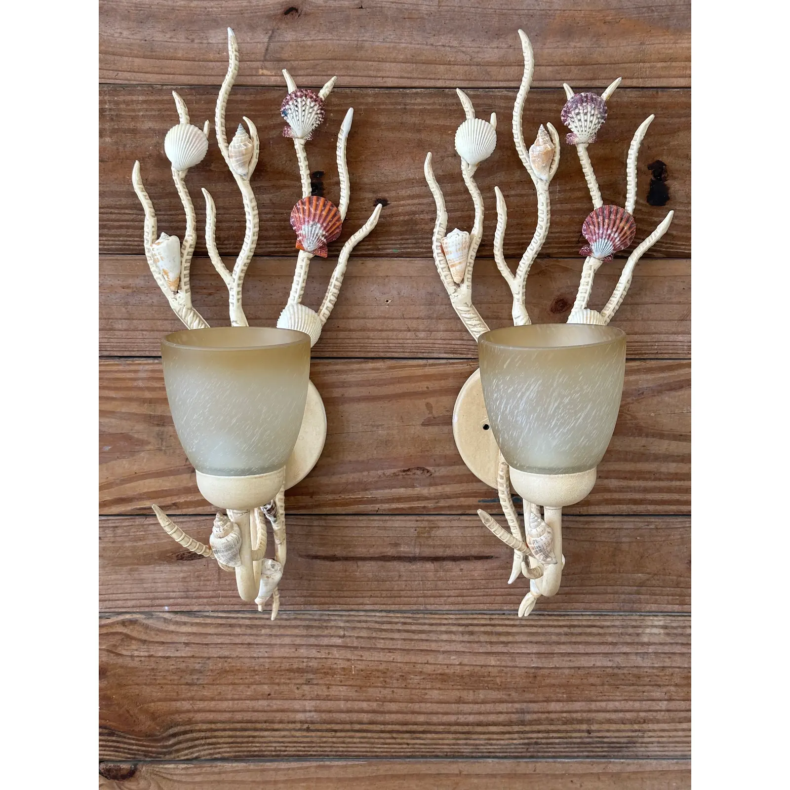 coastal-metal-coral-sea-shell-wall-hardwired-wall-light-sconces-pair-9695