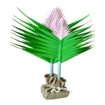 Coastal Tropical Vibrant Canvas Bromeliad Decorative Piece