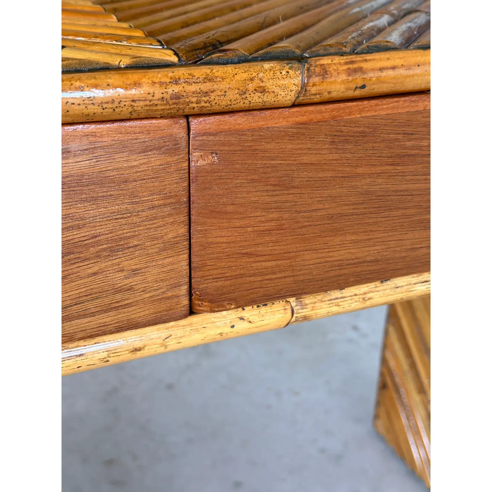 mid-20th-century-refinished-split-rattan-chevron-two-drawer-floating-vanity-or-desk-8162