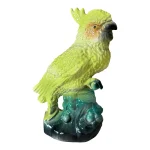 Vintage Coastal Tropical Cockatoo California Pottery Figurine